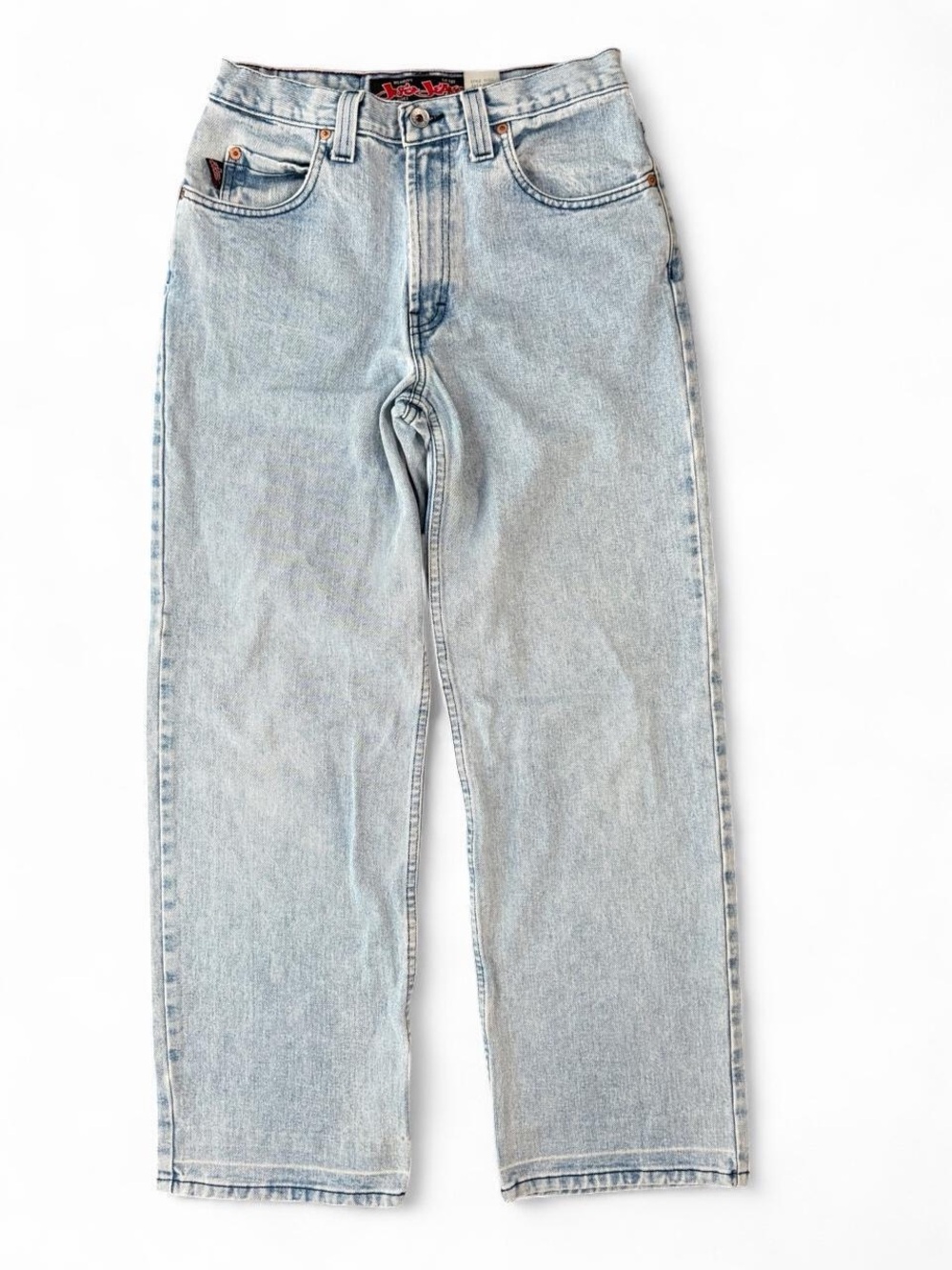Vintage 90s JNCO Funky 20 Basics 1052 Wide Leg Baggy Jeans Made in USA Size 9
